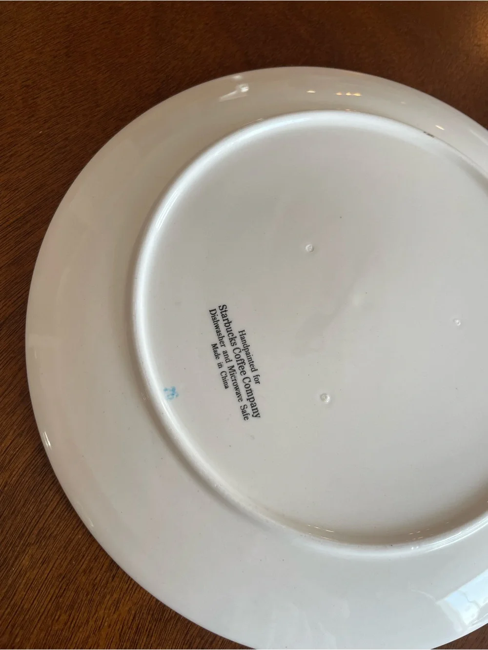 STARBUCKS HANDPAINTED NAUTICAL THEME Plates Set Beach Boat Ocean